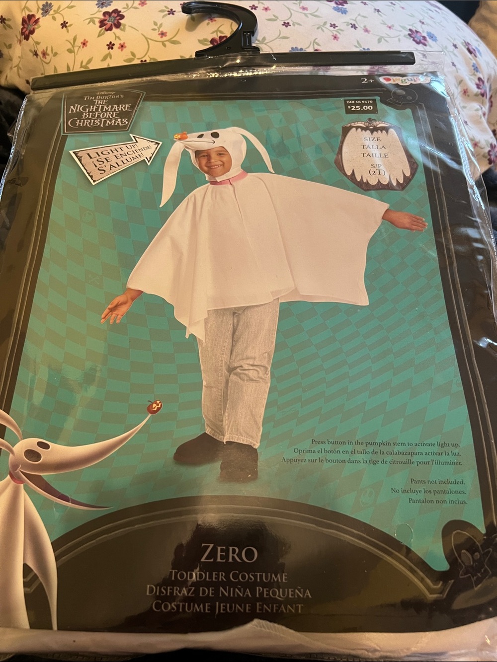 Zero Toddler Costume - White